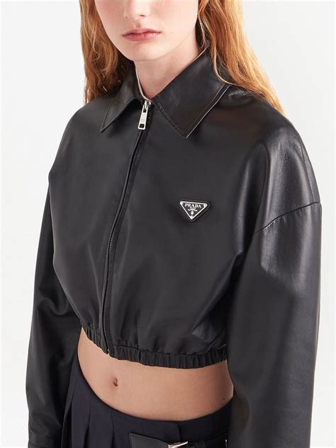 cropped prada jacket|prada cropped jacket women.